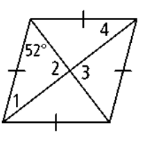 Finding Unknown Angles In Rhombus Worksheet