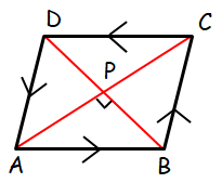 diagonal-of-rhombus-vector