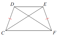 Isosceles Trapezoid with Diagonals Worksheet