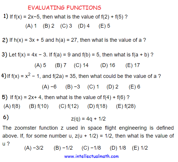 evaluating-functions