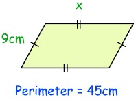 Length of the Missing Side of 2D Shape from Perimeter