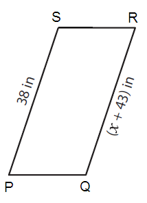 Solve Unknown Values in Each Parallelogram