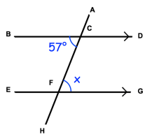 Find the Missing Angles with Transversal