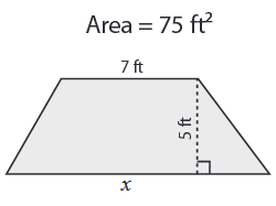 Find the Missing Dimension of a Trapezoid